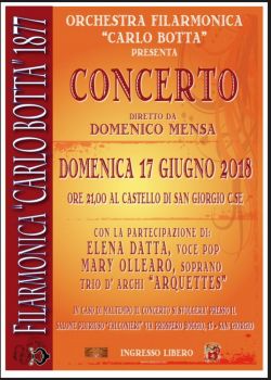 Concerto di Primavera 2018 della Filarmonica Carlo Botta