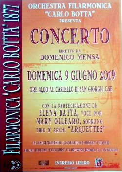 Concerto di Primavera 2019 della Filarmonica Carlo Botta