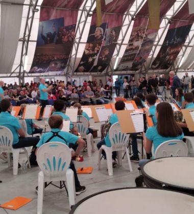Junior Band dell'Alto Canavese al 13° Raduno Bande Giovanili a Tavagnasco
