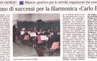 Un anno di successi per la Filarmonica "Carlo Botta" - Il Canavese 6 gennaio 2010