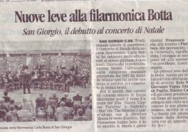 Nuove leve alla Filarmonica "Carlo Botta"