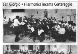 Filarmonica incanta Cortereggio